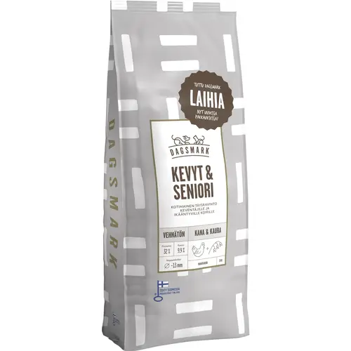 Корм для собак Dagsmark 2 кг Light & Senior с курицей и овсянкой