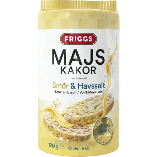 Кукурузный пирог Friggs 120 г масла и морской соли