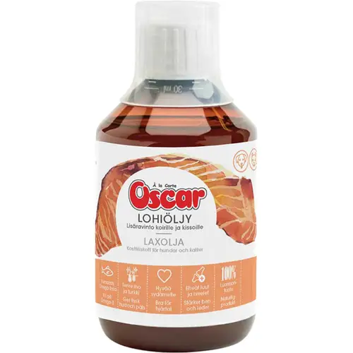 Лососевое масло 300 мл для кошек и собак