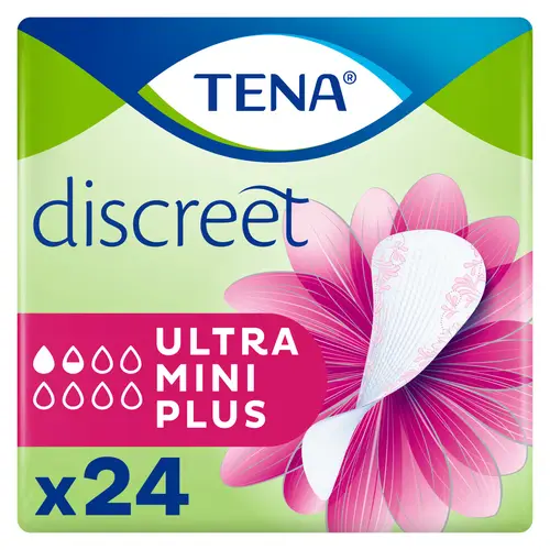 Прокладки для трусиков Tena 24 шт. Discreet Ultra Mini Plus