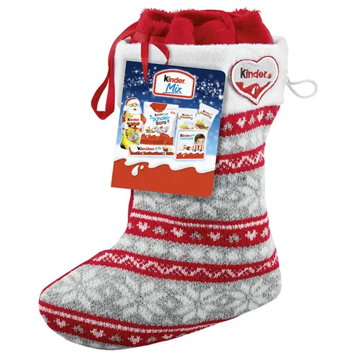 Рождественский чулок Kinder 218 г с шоколадными конфетами