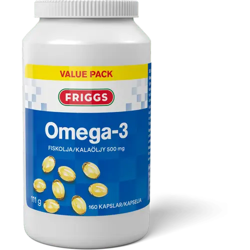 Рыбий жир Friggs Omega-3 в капсулах, 160 капсул.