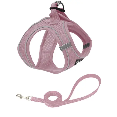 Кошачья шлейка Jalo Kissi розовая
