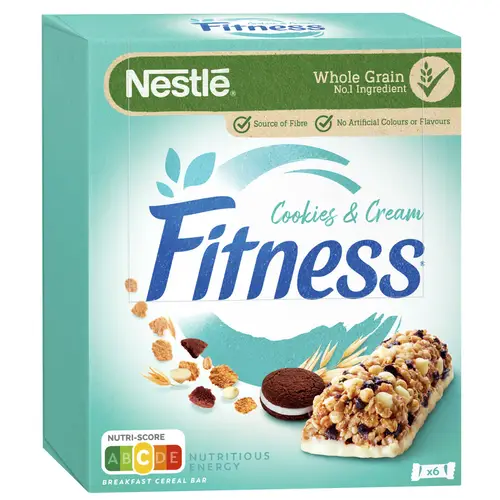 Злаковый батончик Nestle Fitness 6 x 23,5 г Печенье и крем