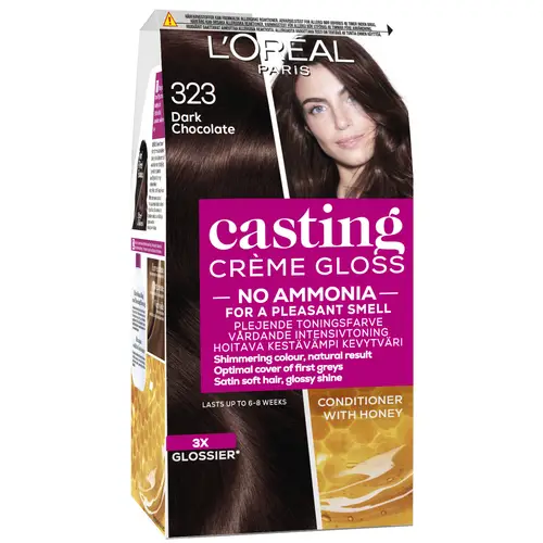 Светлый цвет Gloss 323 Темный шоколад