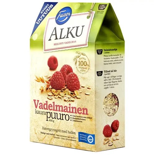 Овсянка малиновая Fazer Alku 400 г