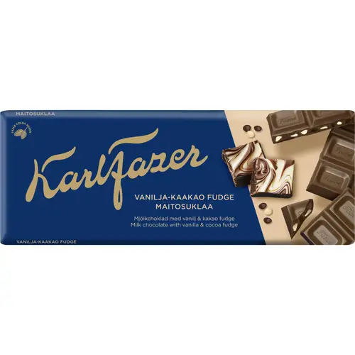 Шоколадная плитка Fazer 180 г ваниль-какао