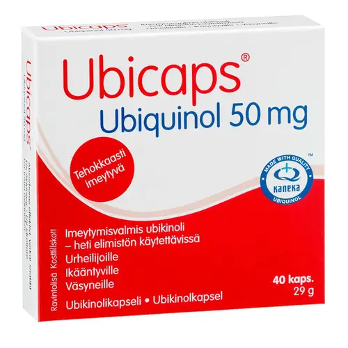 Ubicaps Ubiquinol 50 мг - капсулы убихинола 40 капс.