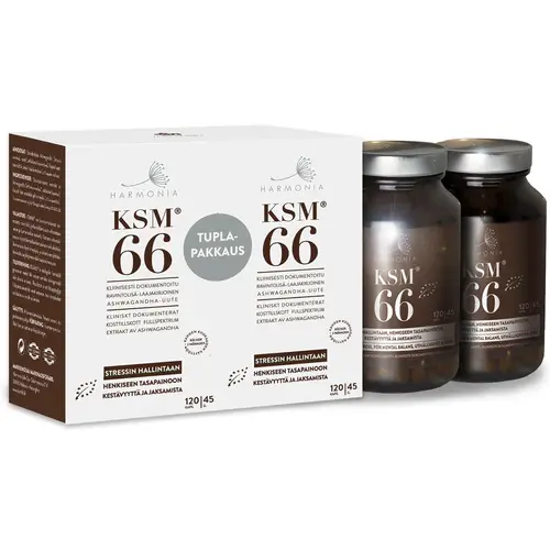 Harmonia KSM66 Экстракт корня ашваганды, 240 капсул. Двойная упаковка