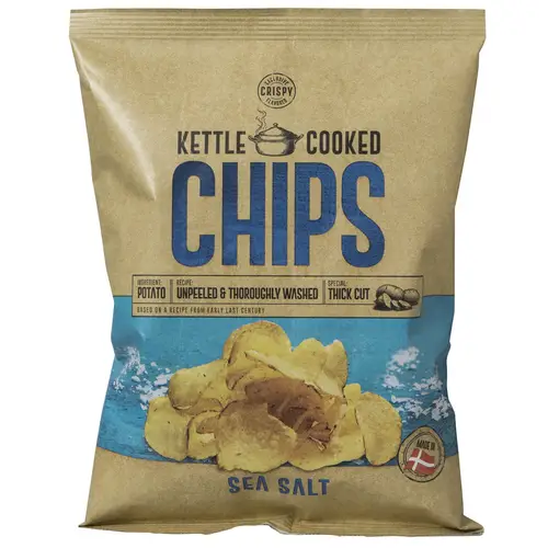 Картофельные чипсы Kettle Cooked SeaSalt 150 г