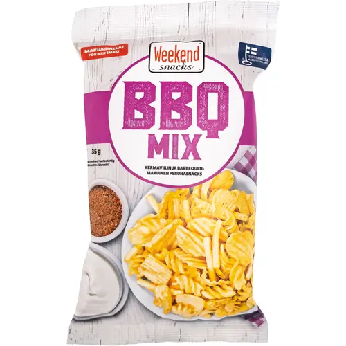 Картофельные закуски Weekend Snacks 35 г BBQ Mix