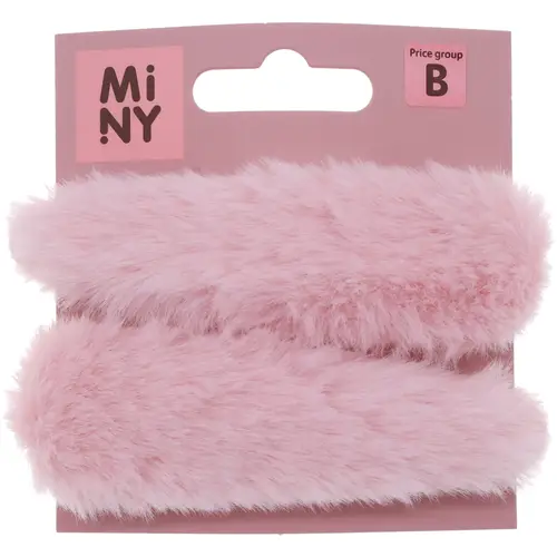 Заколка для волос Miny 2 шт пушистая