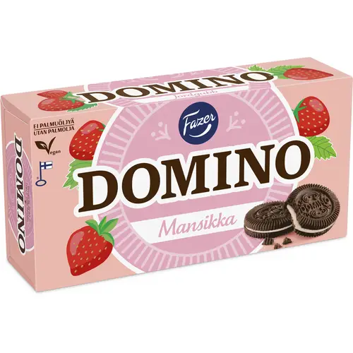 Печенье Домино Fazer 350 г клубника