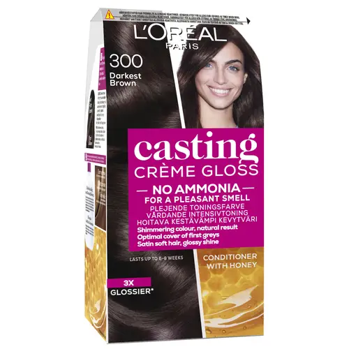 Светлый цвет Gloss 300 Darkest Brown